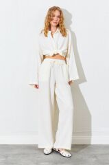 Müslin Palazzo Pantolon