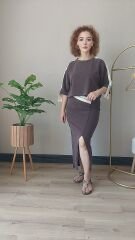 Yumuşak Dokulu Tensel Kahve Alt Üst Takım