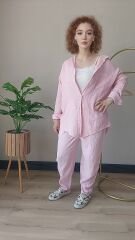 Pembe Müslin Gömlek