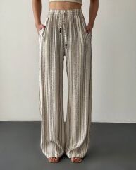 Çizgi Desenli Pantolon