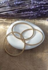 Çelik Çoklu Burgu Bilezik