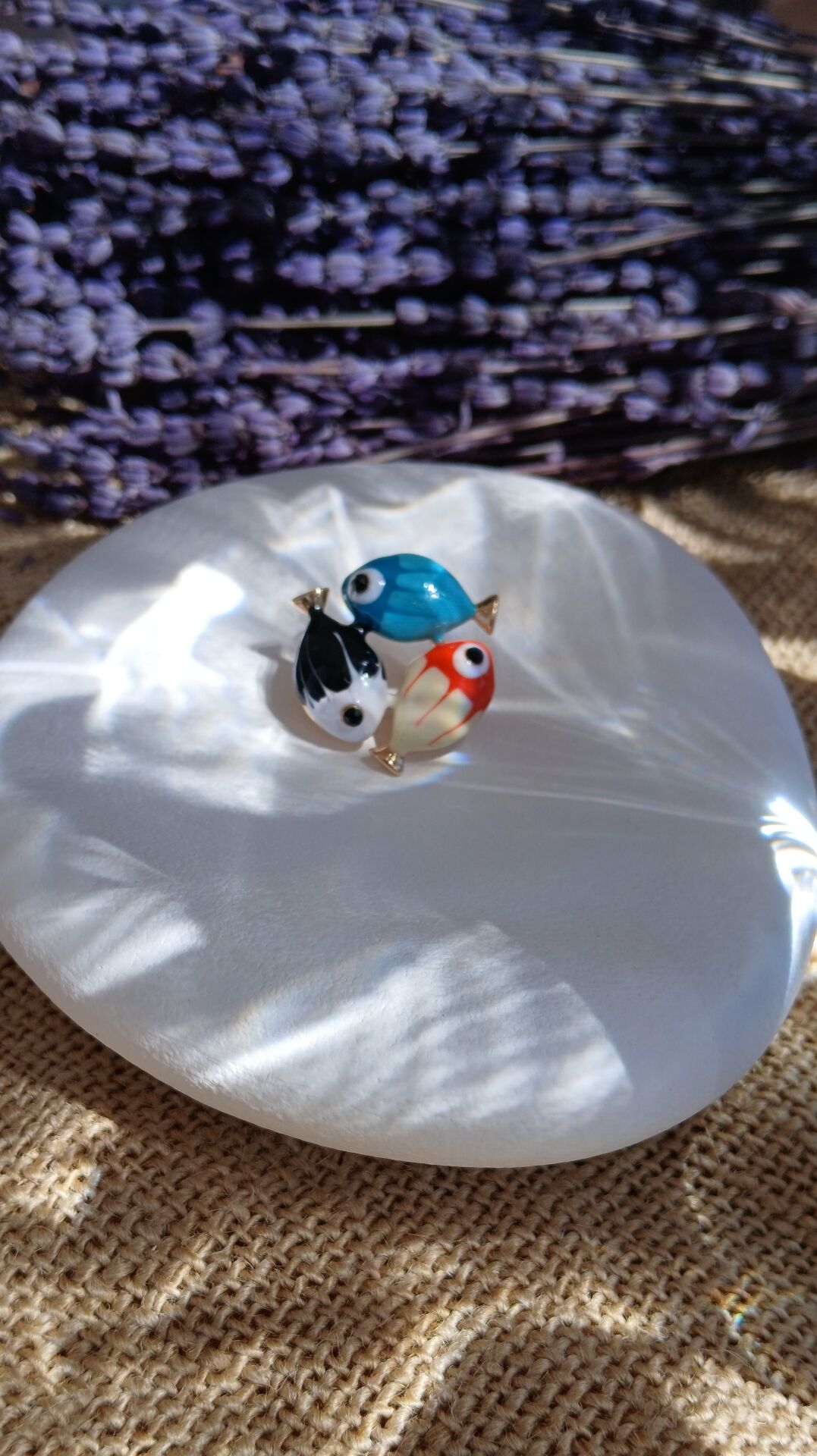 Üçlü Balık Broş