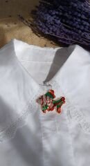 Taş İşlemeli Broş