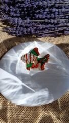 Taş İşlemeli Broş