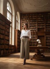 Ön Yırtmaç Detaylı Etek