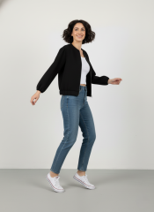 Yakasız Bamber Kaşe Ceket