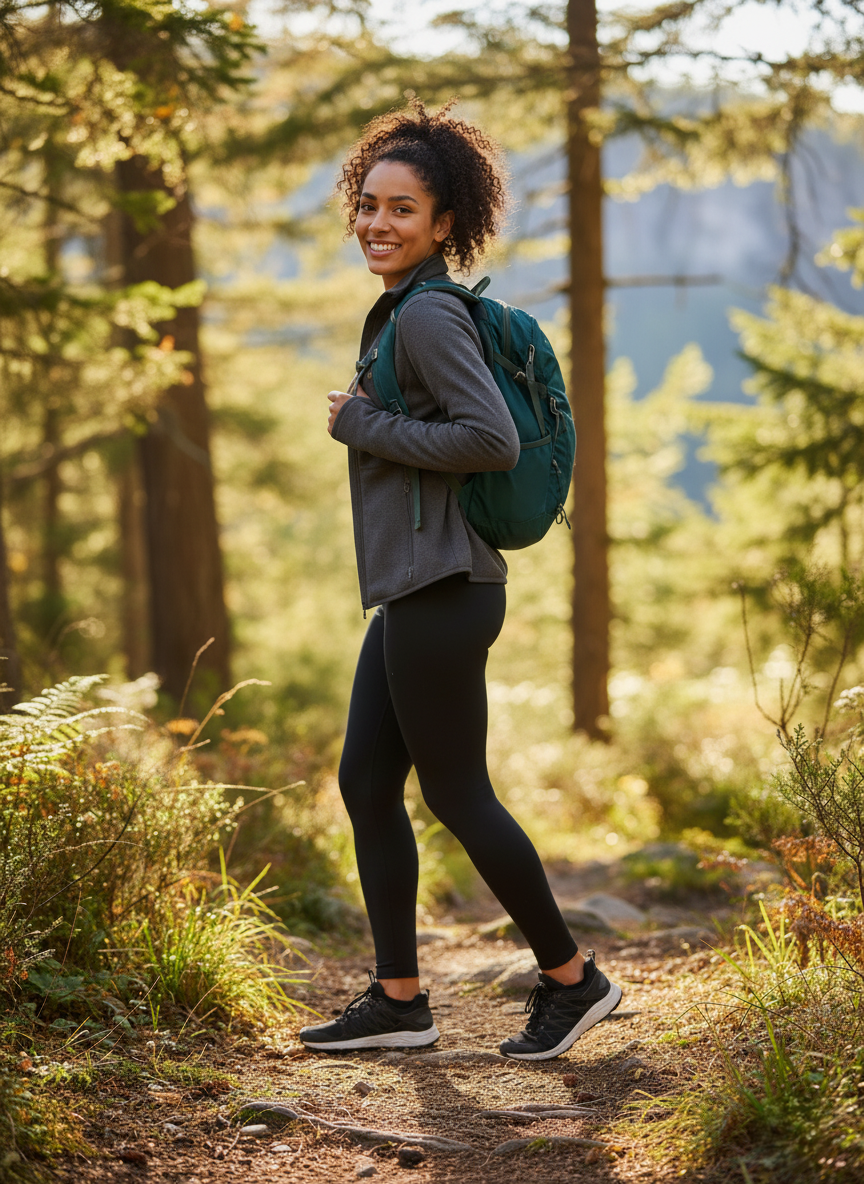 Yüksek Bel Şardonlu Tayt